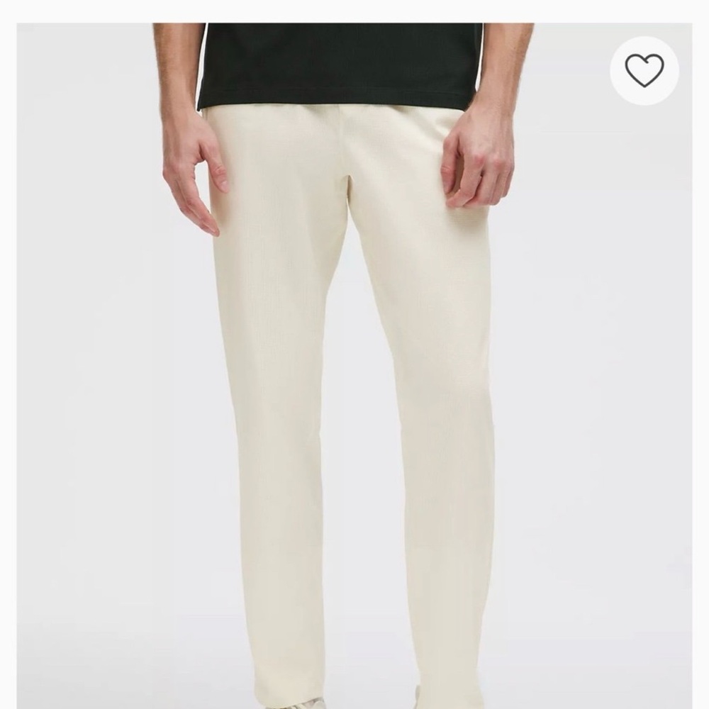 lululemon athletica Men's Cream Chino Pants